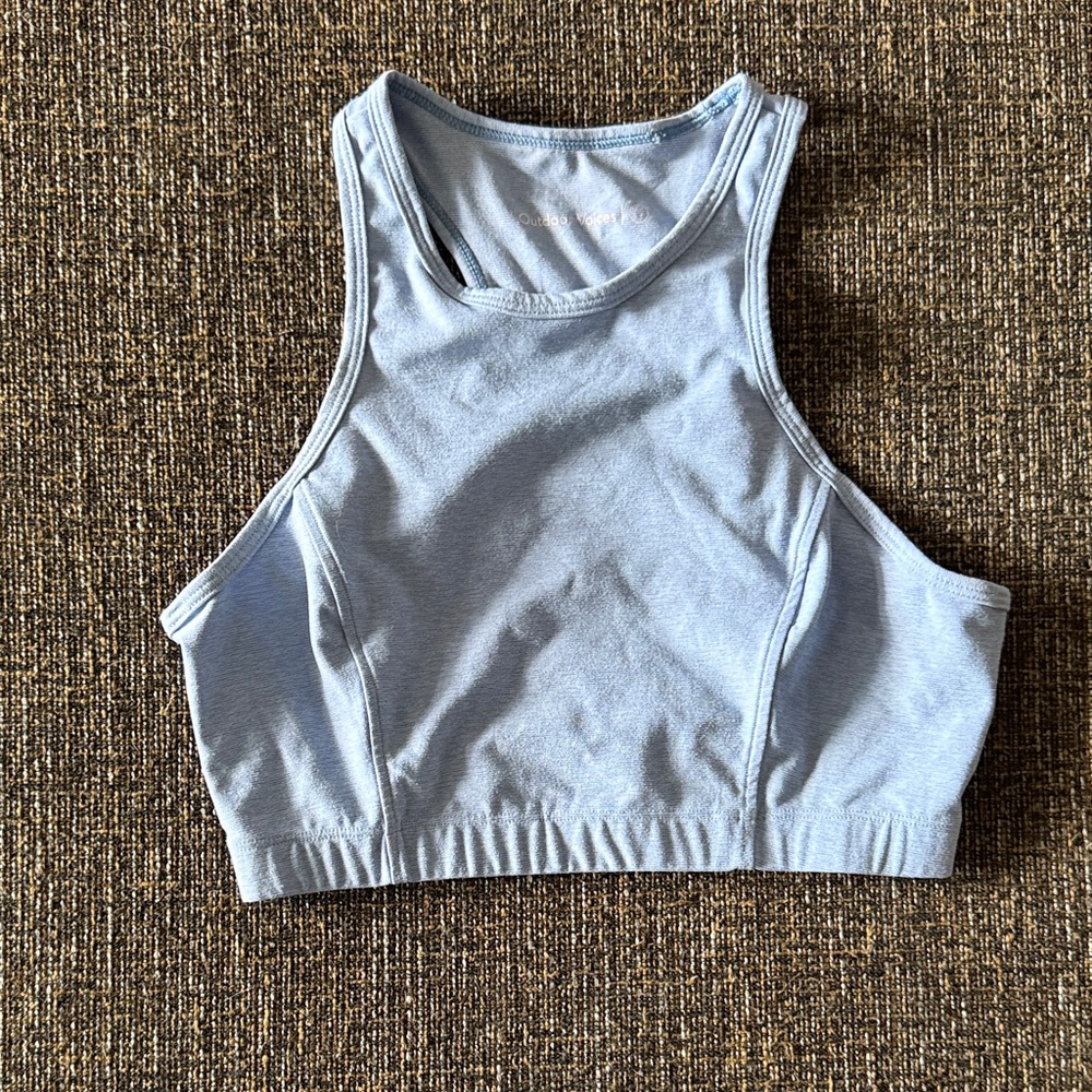 Outdoor Voices Light Gray Sports Bra